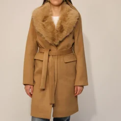 RINO&PELLE CAPPOTTO MEYA MARRONE