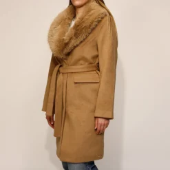 RINO&PELLE CAPPOTTO MEYA MARRONE