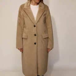 RINO&PELLE CAPPOTTO SAAMI PELLICCIA BEIGE