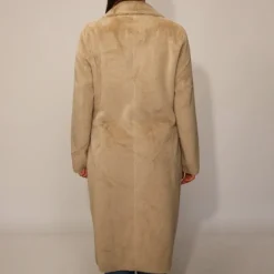 RINO&PELLE CAPPOTTO SAAMI PELLICCIA BEIGE