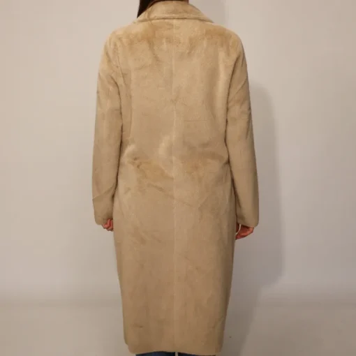 RINO&PELLE CAPPOTTO SAAMI PELLICCIA BEIGE