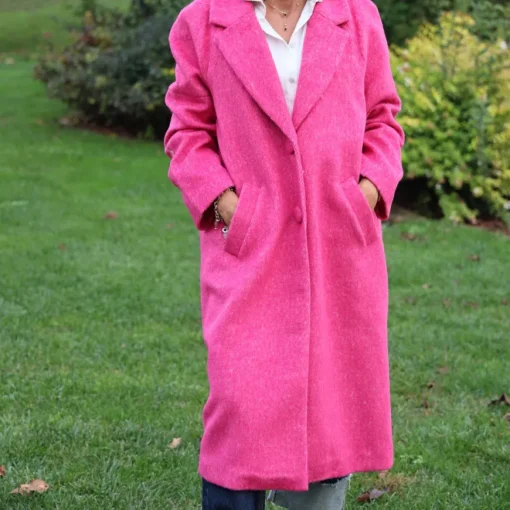RINO&PELLE JANO CAPPOTTO LUNGO FUXIA