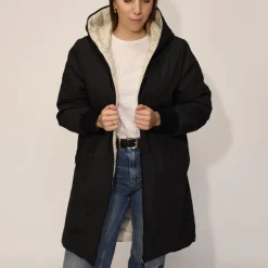 RINO&PELLE PARKA EBU NERO/BIANCO