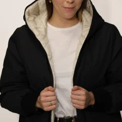 RINO&PELLE PARKA EBU NERO/BIANCO