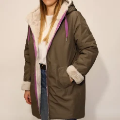 RINO&PELLE PARKA JAVIN PELLICCIA VERDE