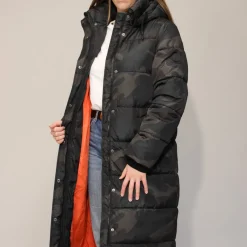 RINO&PELLE PIUMINO LUNGO ROZA VERDE MILITARE