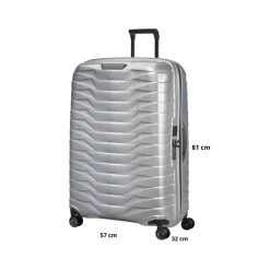 SAMSONITE TROLLEY GRANDE CW6-004-25 PROXIS ARGENTO