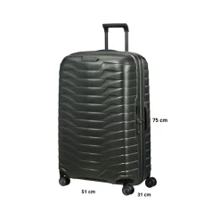SAMSONITE TROLLEY MEDIO-GRANDE CW6-003-44 PROXIS MATT CLIMBING IVY