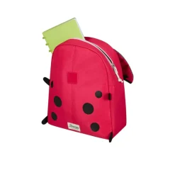 SAMSONITE ZAINO BAMBINA KD7-020-00 HAPPY SAMMIES ECO LADYBUG LALLY