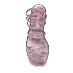 SAN PIERO E34006 SANDALO SCHIAVA ROSA STRASS