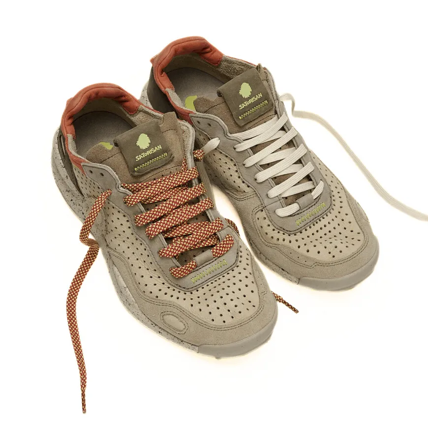 SATORISAN SNEAKERS CHACRONA LASER STRING BEIGE