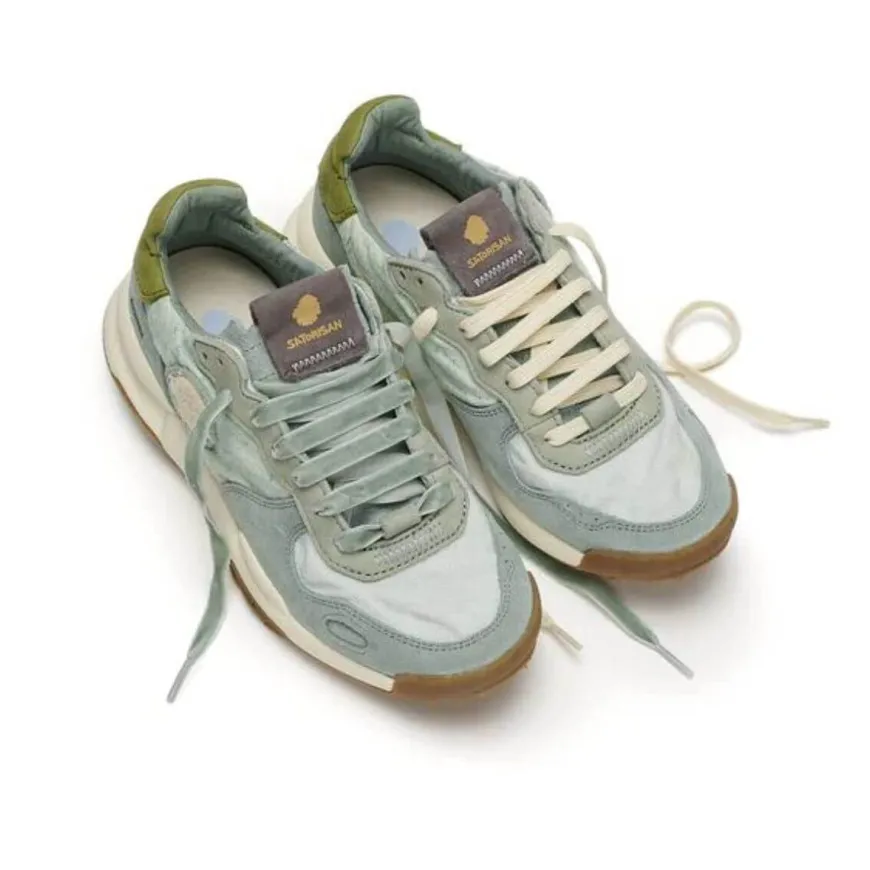 SATORISAN SNEAKERS CHACRONA CAMO MILKY JADE