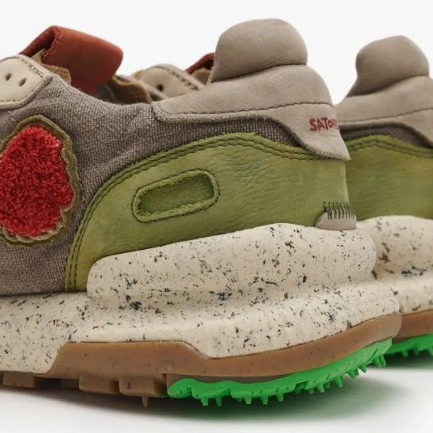 SATORISAN SNEAKERS CHACRONA FADED CHESTNUT