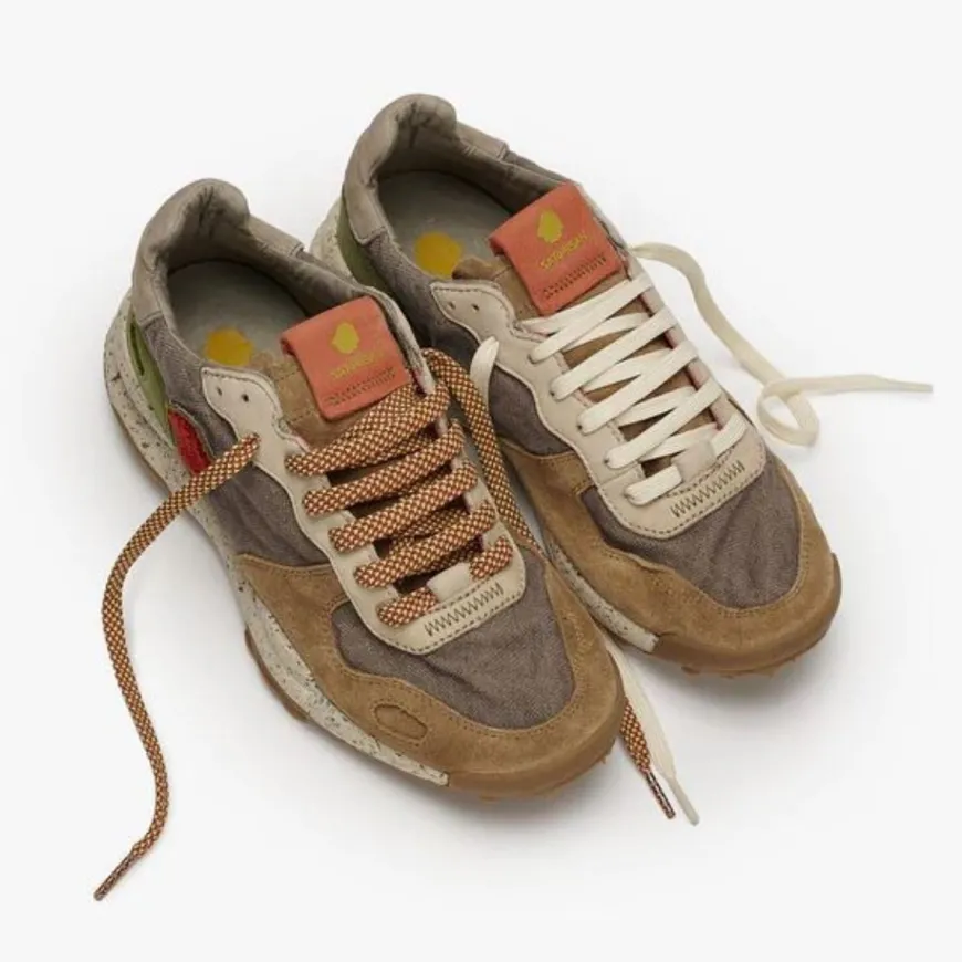 SATORISAN SNEAKERS CHACRONA FADED CHESTNUT