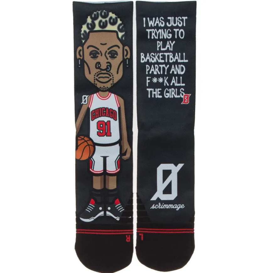 SCRIMMAGE THE WORM CHICAGO 91 BLACK CALZA UNISEX