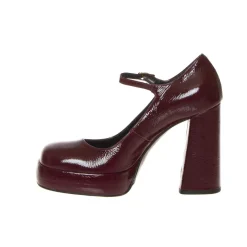 SILVIA ROSSINI 555 DECOLLETE DONNA BORDEAUX BEBE TACCO