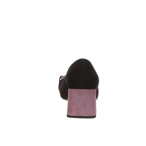 SILVIA ROSSINI 539 DECOLLETE DONNA NERO MORSETTO