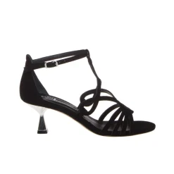 SILVIA ROSSINI SANDALO DONNA 442 CAMOSCIO NERO
