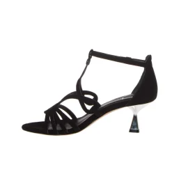 SILVIA ROSSINI SANDALO DONNA 442 CAMOSCIO NERO