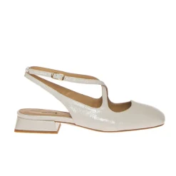 SILVIA ROSSINI SLINGBACK 610 NAPLAK LATTE