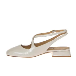 SILVIA ROSSINI SLINGBACK 610 NAPLAK LATTE
