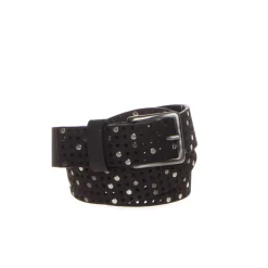 SIMPLYUP CINTURA UOMO 1057 FORI NERO