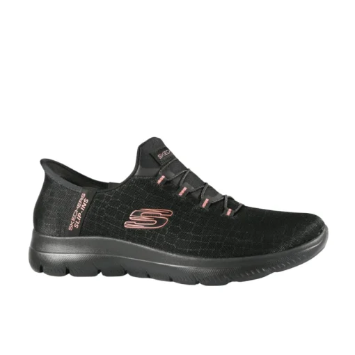 SKECHERS SLIPON 150128-BKGD NERO