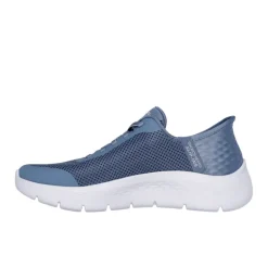 SKECHERS SLIPON 124836-BLU AZZURRO
