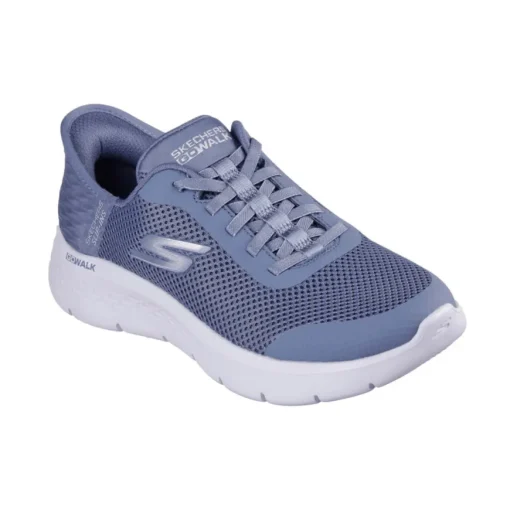 SKECHERS SLIPON 124836-BLU AZZURRO