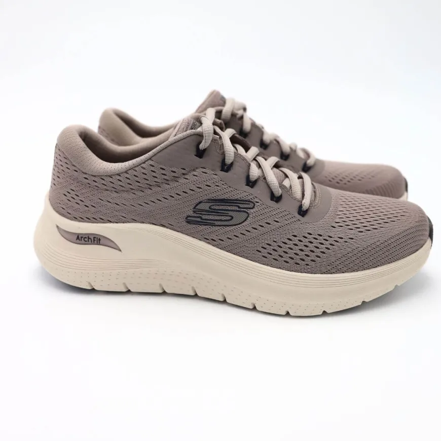 SKECHERS SNEAKERS 237000-TPE TAUPE ARCH FIT