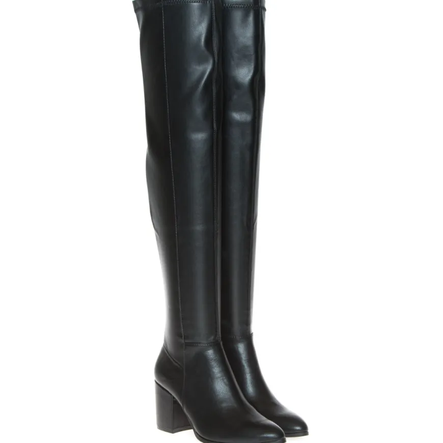 STEVE MADDEN STIVALE ALTO DONNA JACEY BLACK