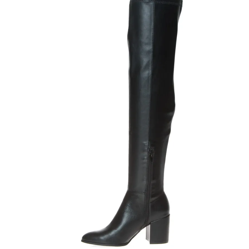 STEVE MADDEN STIVALE ALTO DONNA JACEY BLACK