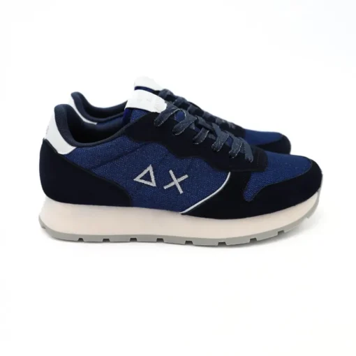 SUN68 SNEAKER Z34203-07 LUREX BLU