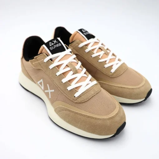 SUN68 SNEAKERS Z34129-16 BEIGE