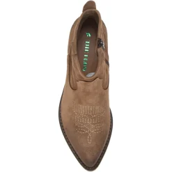 THE FLOW M305 STIVALETTO TEXANO PELLE SCAMOSCIATA SABBIA