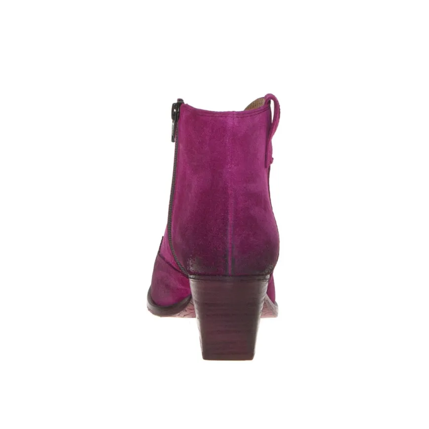 THE FLOW M600 STIVALETTO TEXANO SCAMOSCIATO FUXIA