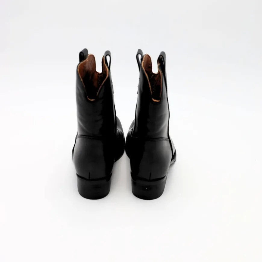 THE FLOW STIVALETTO M250 PELLE NERO