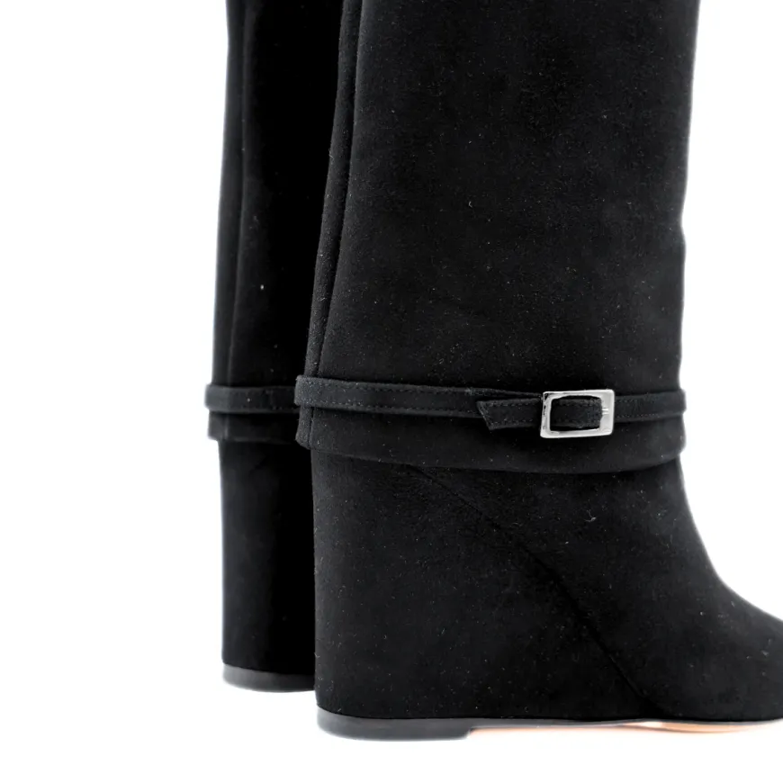 THE SELLER STIVALE ZEPPA SE011 NERO