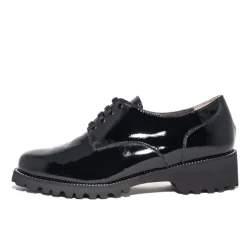 TOMASI STRINGATA GRETA VERNICE NERO