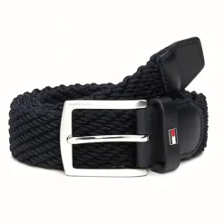 TOMMY HILFIGER CINTURA UOMO 12243-DW6 BLU ELASTICO