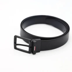 TOMMY HILFIGER CINTURA UOMO 12178-BDS NERO SAFFIANO