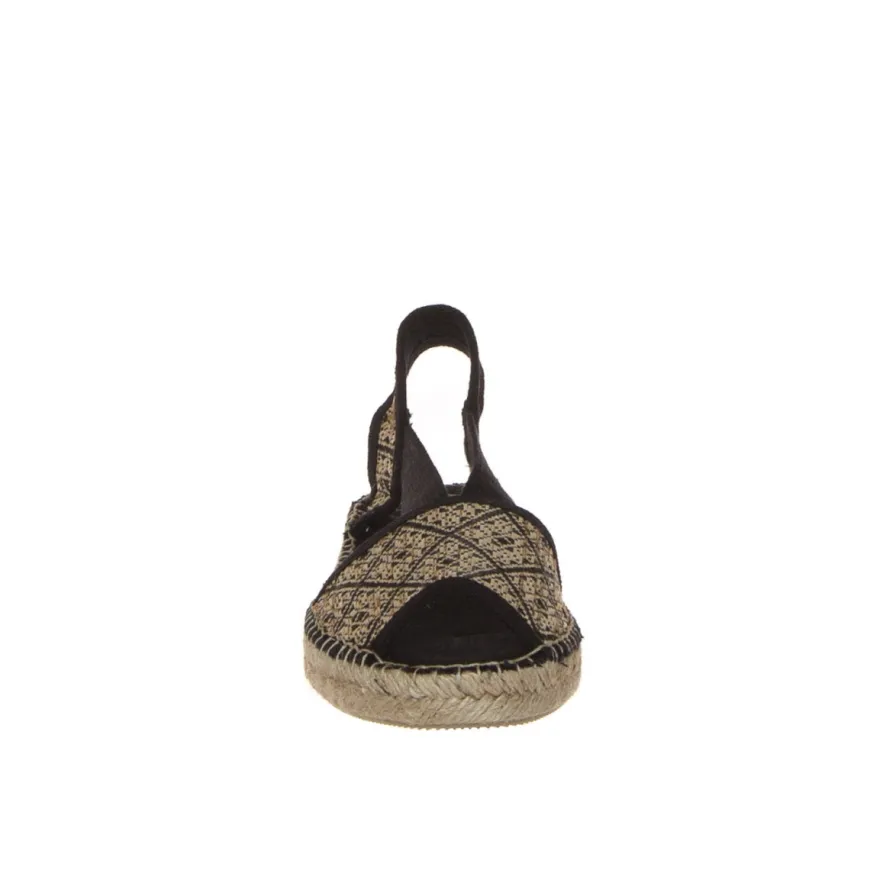 TONI PONS ESTEL-GE ESPADRILLAS NERO-BEIGE