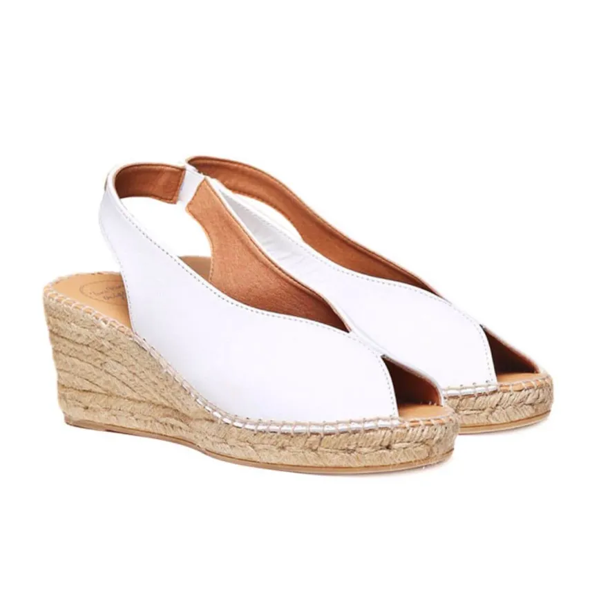 TONI PONS SANDALO ZEPPA LAILA BIANCO