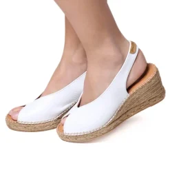 TONI PONS SANDALO ZEPPA LAILA BIANCO