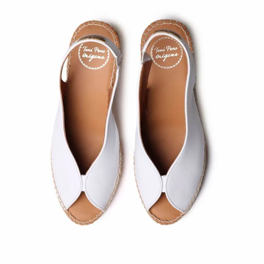 TONI PONS SANDALO ZEPPA LAILA BIANCO