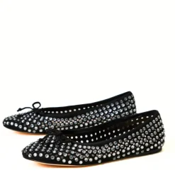 TWINSET BALLERINA ACP016 NERO STRASS