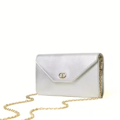 TWINSET POCHETTE TH7020 ARGENTO
