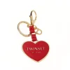 TWINSET PORTACHIAVI TH7040 CUORE ROSSO
