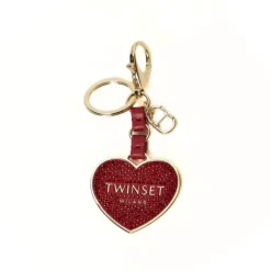 TWINSET PORTACHIAVI TL8024 CUORE ROSSO STRASS