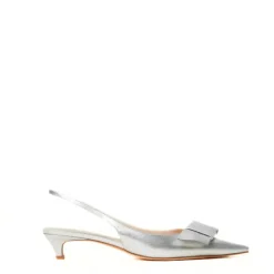 TWINSET SLINGBACK TCP090 ARGENTO
